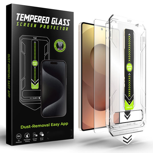 Techsuit TitanGlass CrystalHD Skærmbeskyttelsesfilm til Samsung Galaxy S25 Ultra S938, Hærdet Glas, Fuld Lim