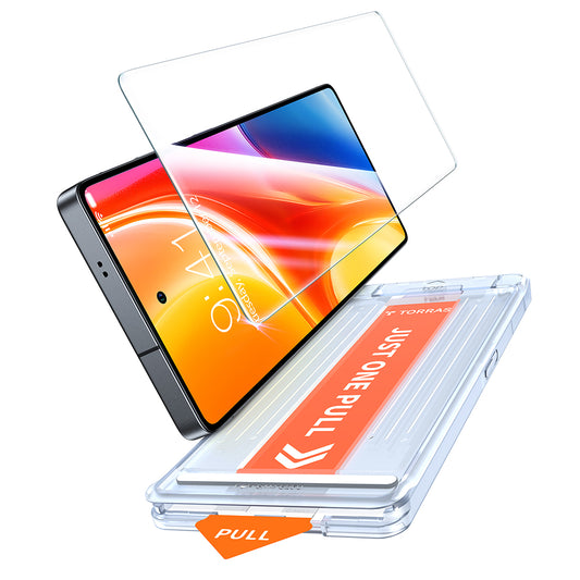 Torras GlassGo Install Master Skærmbeskytter til Samsung Galaxy S25 Ultra S938, Hærdet Glas, Fuld Lim