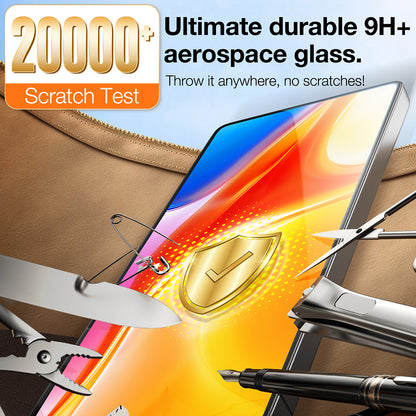 Torras GlassGo Install Master Screen Protector for Samsung Galaxy S25 Ultra S938, Tempered Glass, Full Glue