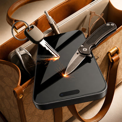 Torras HD Skærmbeskyttelsesfilm til Apple iPhone 18 Pro / 17 Pro, Hærdet Glas, Fuld Lim