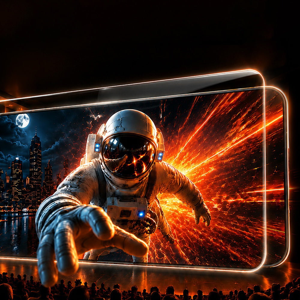Torras HD Skærmbeskyttelsesfilm til Apple iPhone 18 Pro Max / 17 Pro Max, Hærdet Glas, Fuld Lim