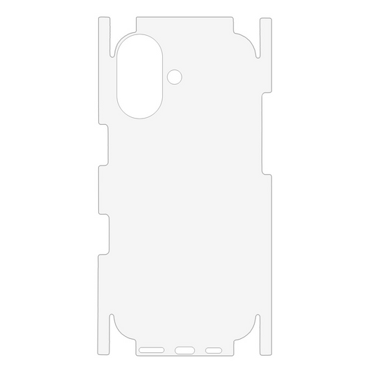 OEM bagsidebeskyttelsesfilm til Apple iPhone 17, plastik