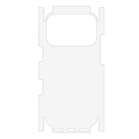 OEM bagsidebeskyttelsesfilm til Apple iPhone 17 Pro, plastik