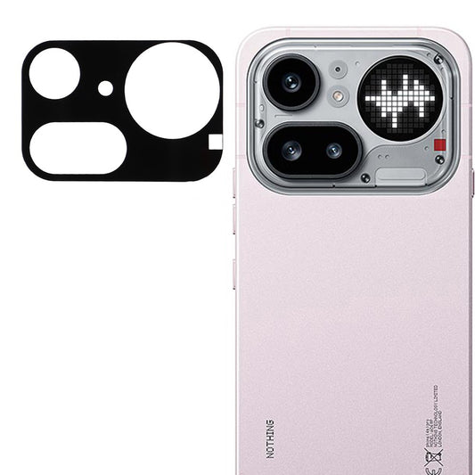 Techsuit beskyttelsesfilm til bagkamera til Nothing Phone (4a) Pro, hærdet glas, sort
