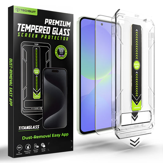Techsuit TitanGlass CrystalHD Skærmbeskytter til Samsung Galaxy A37 5G / A36 A366, Hærdet Glas
