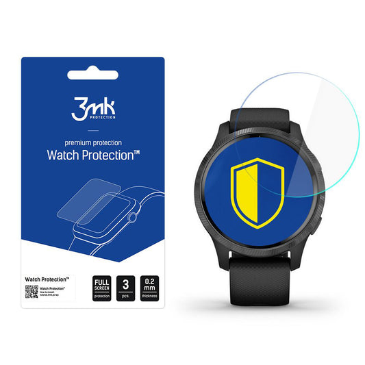 3MK Arc Beskyttelsesfilm til Garmin Venu 2S, Sæt med 3 stk., Plastik