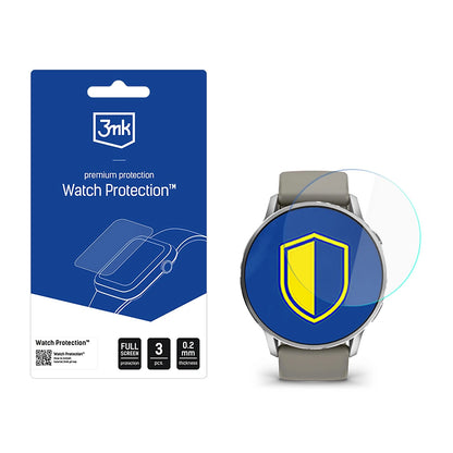Beskyttelsesfilm 3MK Arc til Garmin Venu 4 45mm, Sæt med 3 stykker, Plastik