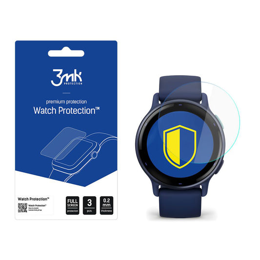 3MK Arc Beskyttelsesfilm til Garmin Vivoactive 5, Sæt med 3 stk, Plastik