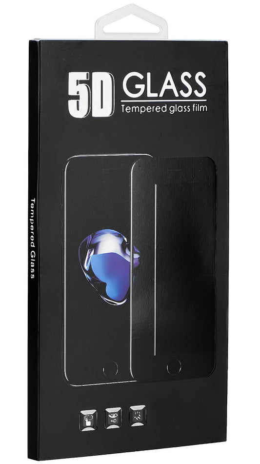 OEM Skærmbeskytter til Samsung Galaxy Note10 Lite N770 / A71 A715, Hærdet Glas, Fuld Lim, 5D, Sort