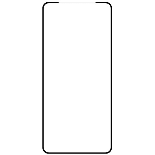 OEM Skærmbeskytter til Samsung Galaxy A22 A225, Hærdet glas, Full Glue, 9D, Sort