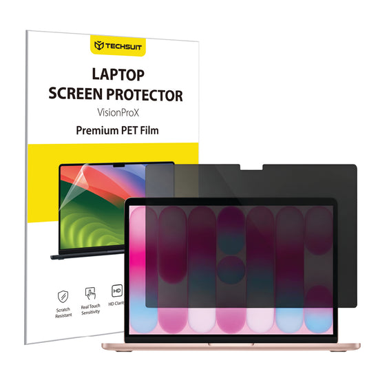 Privacy Techsuit VisionProX Skærmbeskyttelsesfilm til Apple MacBook Neo 13 tommer, Plastik