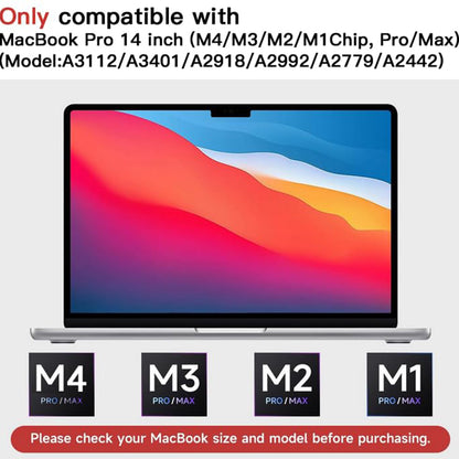 Mat skærmbeskyttelsesfolie Anti Blue Light Techsuit VisionProX til Apple MacBook Pro 14inch (2024), Plastik