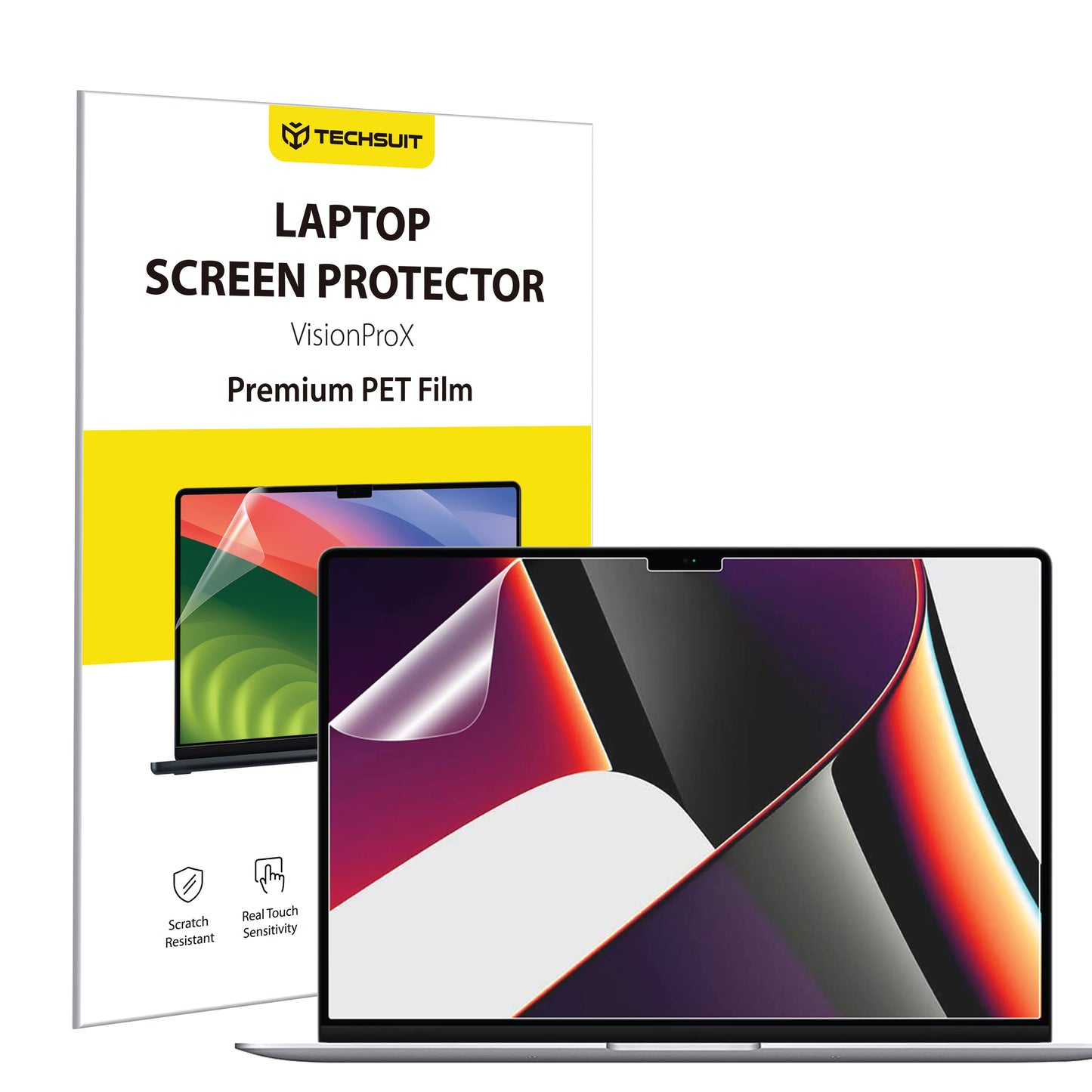 Mat skærmbeskyttelsesfolie Anti Blue Light Techsuit VisionProX til Apple MacBook Pro 16inch (2024), Plastik