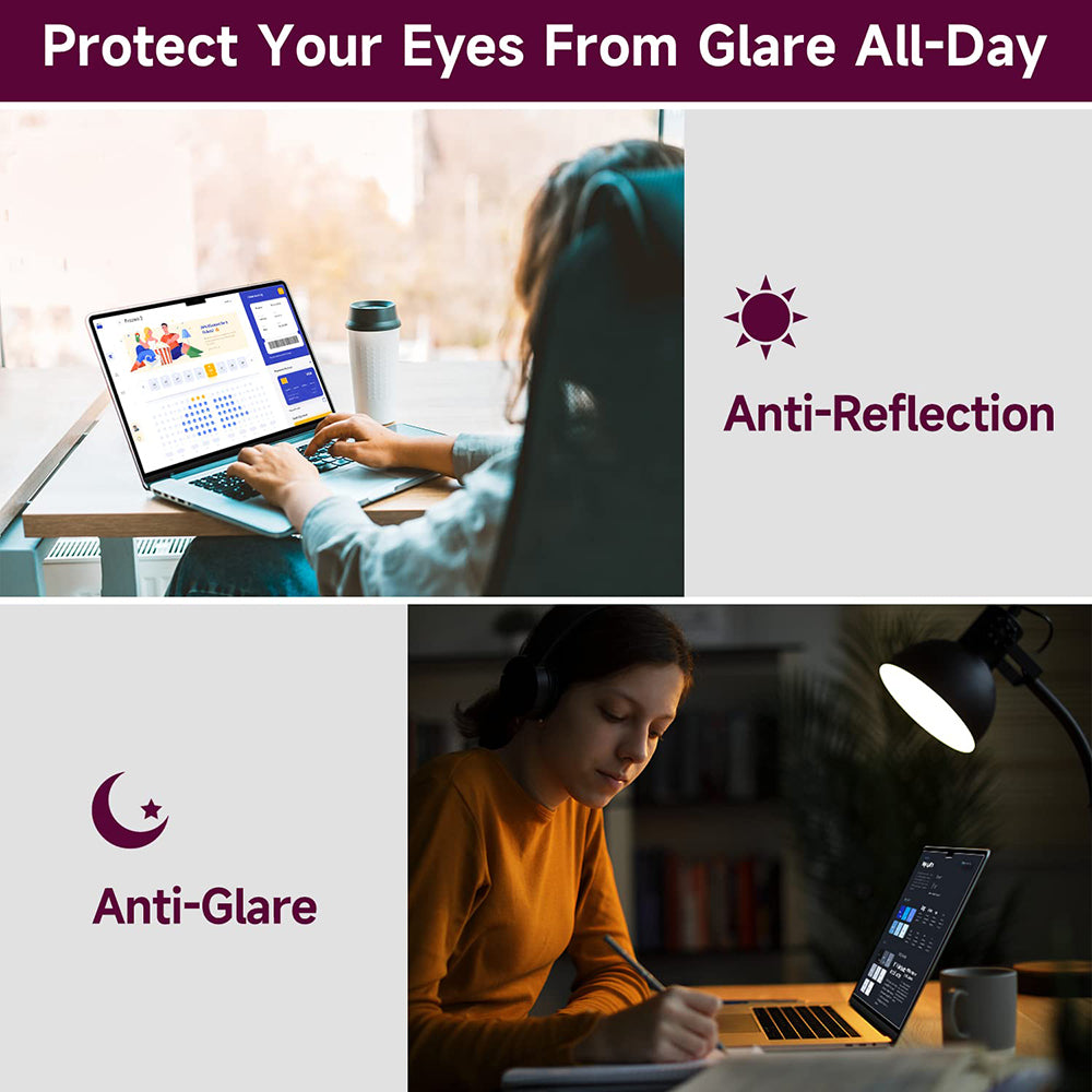 Mat skærmbeskyttelsesfolie Anti Blue Light Techsuit VisionProX til Apple MacBook Pro 16inch (2024), Plastik