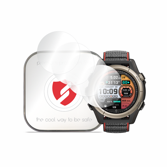 Smart Protection Premium Classic beskyttelsesfilm til Amazfit Cheetah Pro, sæt med 4 stk., plastik