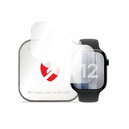 Smart Protection Premium Classic Screen Protector for Apple Watch Series 12 46mm, Set of 4 pieces, Plastic