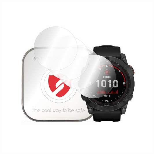 Smart Protection Premium Classic beskyttelsesfilm til Garmin Fenix 7X, sæt med 4 stk., plastik