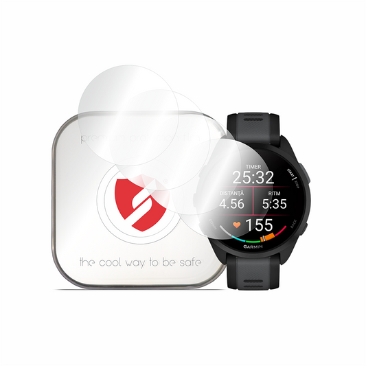 Smart Protection Premium Classic beskyttelsesfilm til Garmin Forerunner 165, sæt med 4 stk., plastik