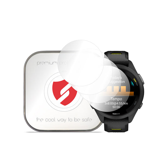 Smart Protection Premium Classic beskyttelsesfilm til Garmin Forerunner 265S, sæt med 4 stk., plastik