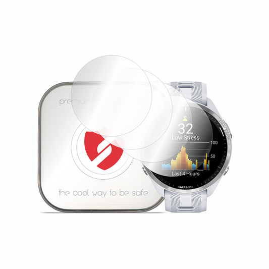 Smart Protection Premium Classic beskyttelsesfilm til Garmin Forerunner 965, sæt med 4 stk., plastik