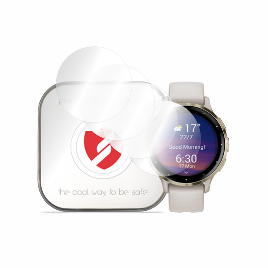 Smart Protection Premium Classic beskyttelsesfilm til Garmin Venu 3S, sæt med 4 stk., plastik