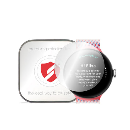 Smart Protection Premium Classic beskyttelsesfilm til Google Pixel Watch 3 41mm, sæt med 4 stk., plastik