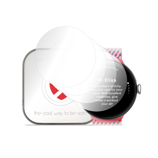 Smart Protection Premium Classic beskyttelsesfilm til Google Pixel Watch 4 41mm, Sæt med 4 stykker, Plastik