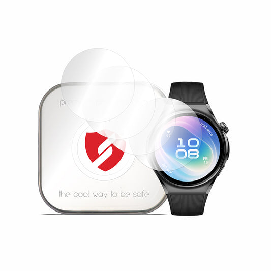 Smart Protection Premium Classic beskyttelsesfilm til Huawei Watch 6 46 mm, plast, sæt med 4 stk.