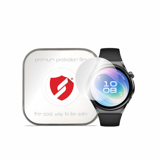 Smart Protection Premium Classic beskyttelsesfilm til Huawei Watch 6 46 mm, plast, sæt med 4 stk.