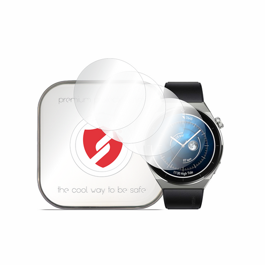 Smart Protection Premium Classic beskyttelsesfilm til Huawei Watch GT 3 Pro 46mm, sæt med 4 stk., plastik