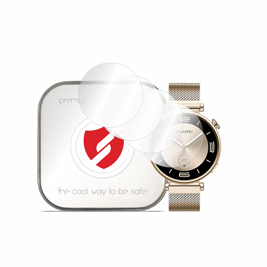Smart Protection Premium Classic beskyttelsesfilm til Huawei Watch GT 4 41mm, sæt med 4 stk., plastik