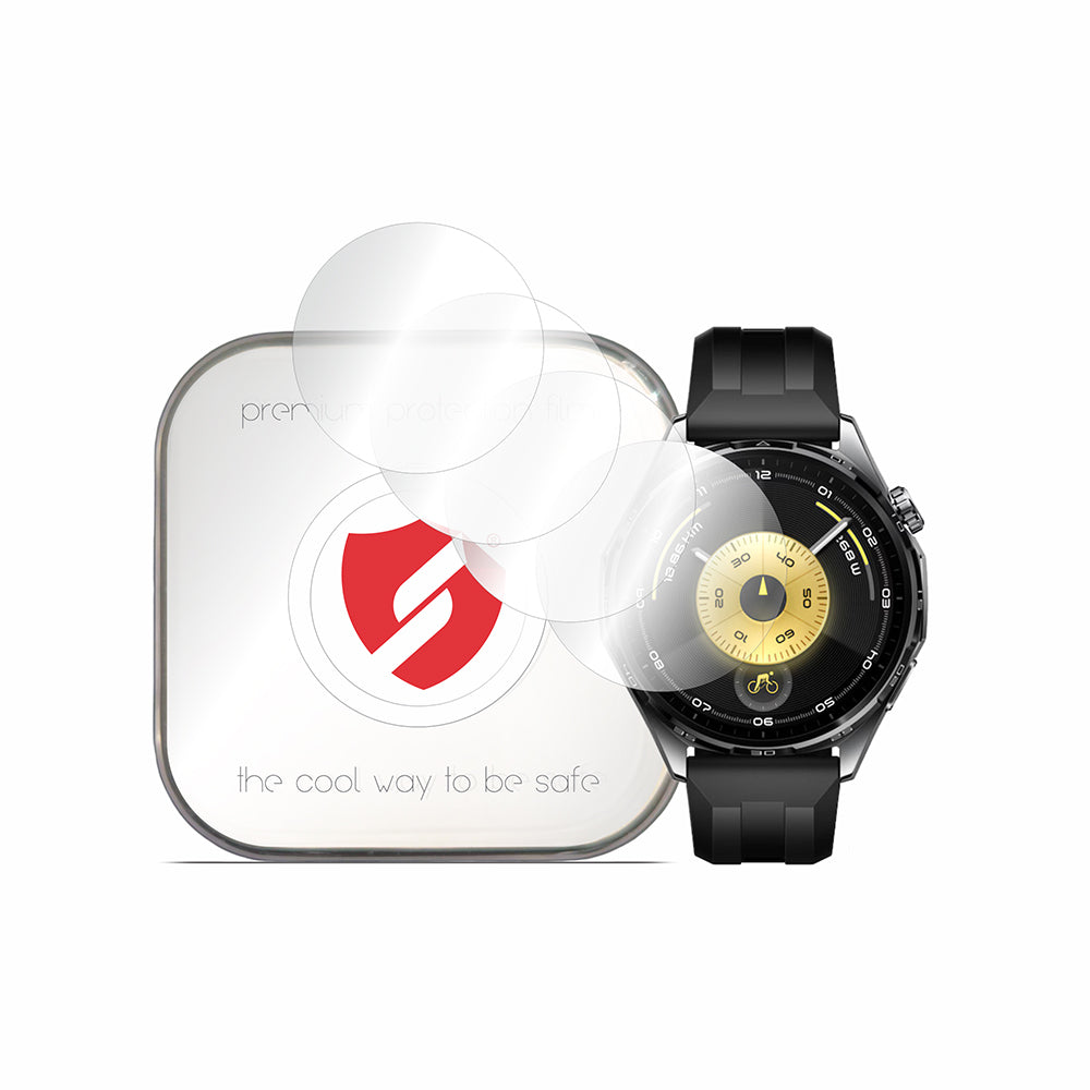 Smart Protection Premium Classic beskyttelsesfilm til Huawei Watch GT 6 46mm, sæt med 4 stk., plastik