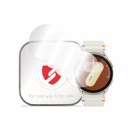 Smart Protection Premium Classic beskyttelsesfilm til Samsung Galaxy Watch7 40mm, sæt med 4 stk., plastik