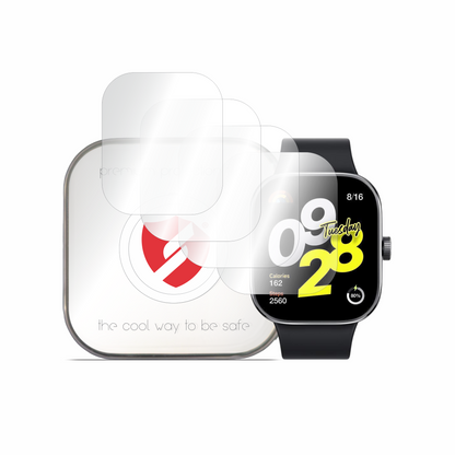 Smart Protection Premium Classic Beskyttelsesfilm til Xiaomi Redmi Watch 4, Sæt med 4 stk., Plastik