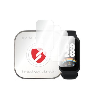 Smart Protection Premium Classic beskyttelsesfilm til Xiaomi Smart Band 9 Active, sæt med 4 stk., plastik