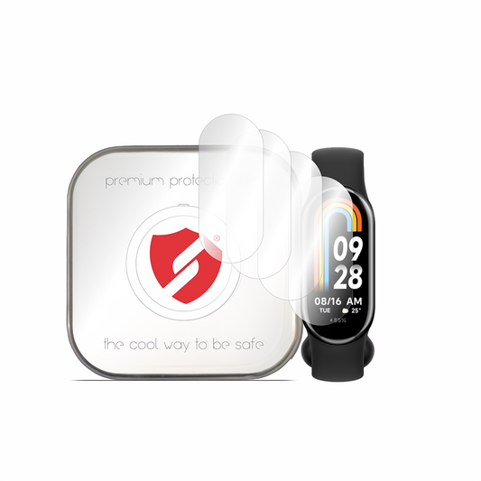 Smart Protection Premium Classic beskyttelsesfilm til Xiaomi Smart Band 9 / Band 8, sæt med 4 stk., plastik