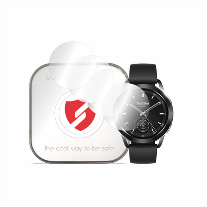 Smart Protection Premium Classic beskyttelsesfilm til Xiaomi Watch S3, sæt med 4 stk., plastik