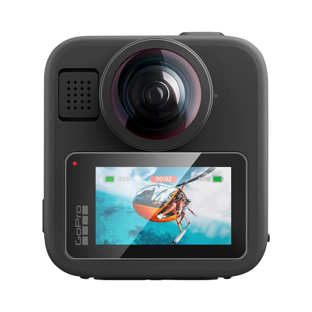 Skærmbeskyttelsesfilm Spigen GlastR Slim til GoPro Max 2, Sæt med 2 stykker, Hærdet glas AGL11230