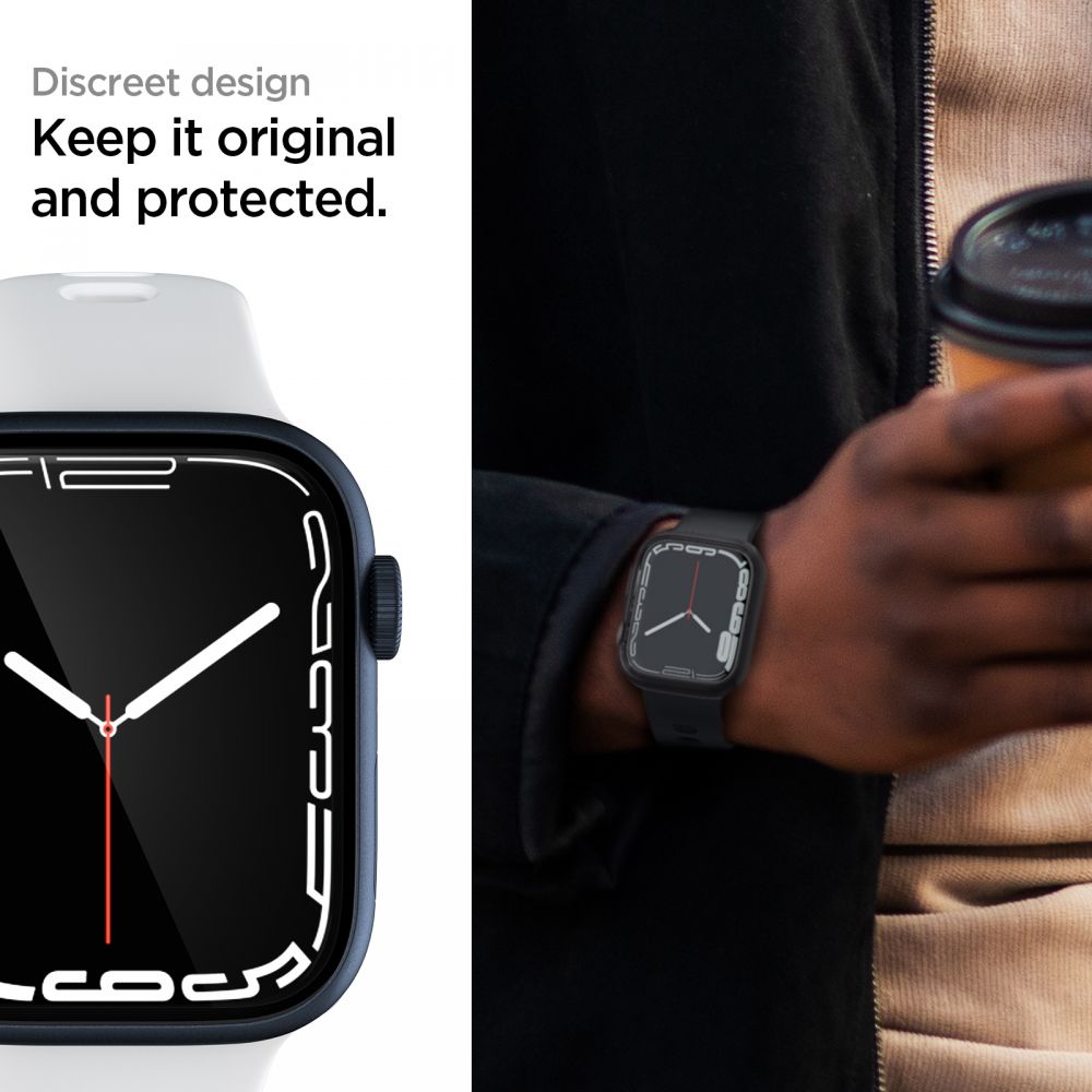 Spigen Neo Flex beskyttelsesfilm til Apple Watch 45mm / 44mm / 42mm Series, Sæt med 3 stykker, Plastik AFL04049