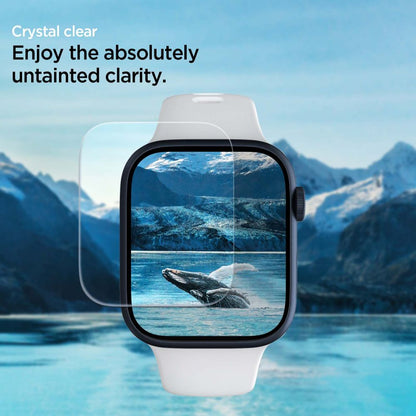 Spigen Neo Flex beskyttelsesfilm til Apple Watch 45mm / 44mm / 42mm Series, Sæt med 3 stykker, Plastik AFL04049