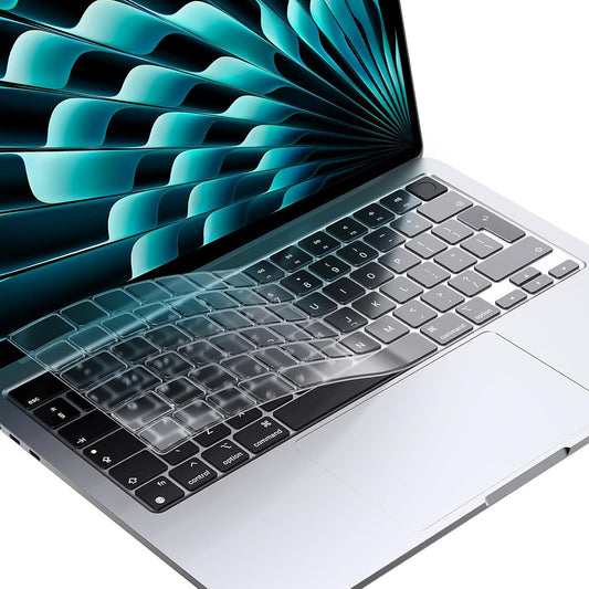 Techsuit PureTypeX Tastaturbeskyttelse til Apple MacBook Pro 14 (2021 - 2024) / Air 13 (2022 - 2025) / Air 15 (2022 - 2025), Transparent