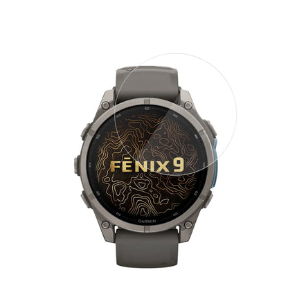 Techsuit Nano Flex Beskyttelsesfilm til Garmin Fenix 9 Pro 43mm / Fenix 9 43mm, Sæt med 2 stk, Plastik, Sort