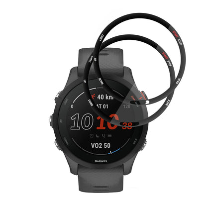 Beskyttelsesfilm Techsuit Nano Flex til Garmin Forerunner 255 Music / 255, Sæt med 2 stykker, Plastik, Sort