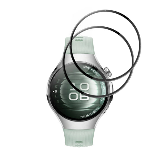 Beskyttelsesfilm Techsuit Nano Flex til Huawei Watch 5 42mm, Sæt med 2 stykker, Plastik, Sort