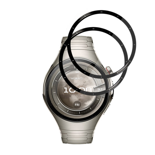Beskyttelsesfilm Techsuit Nano Flex til Huawei Watch 5 46mm, Sæt med 2 stykker, Plastik, Sort