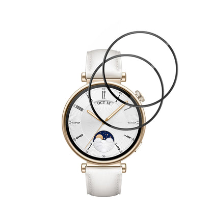 Beskyttelsesfilm Techsuit Nano Flex til Huawei Watch GT 4 41mm, Sæt med 2 stykker, Plastik, Sort
