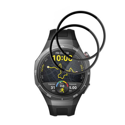 Beskyttelsesfilm Techsuit Nano Flex til Huawei Watch GT 5 Pro 46mm, Sæt med 2 stykker, Plastik, Sort