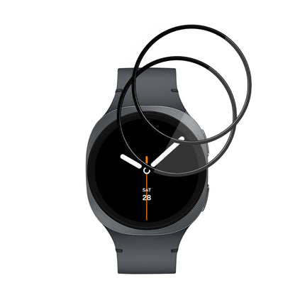 Beskyttelsesfilm Techsuit Nano Flex til Samsung Galaxy Watch8 40mm, Sæt med 2 stykker, Plastik, Sort
