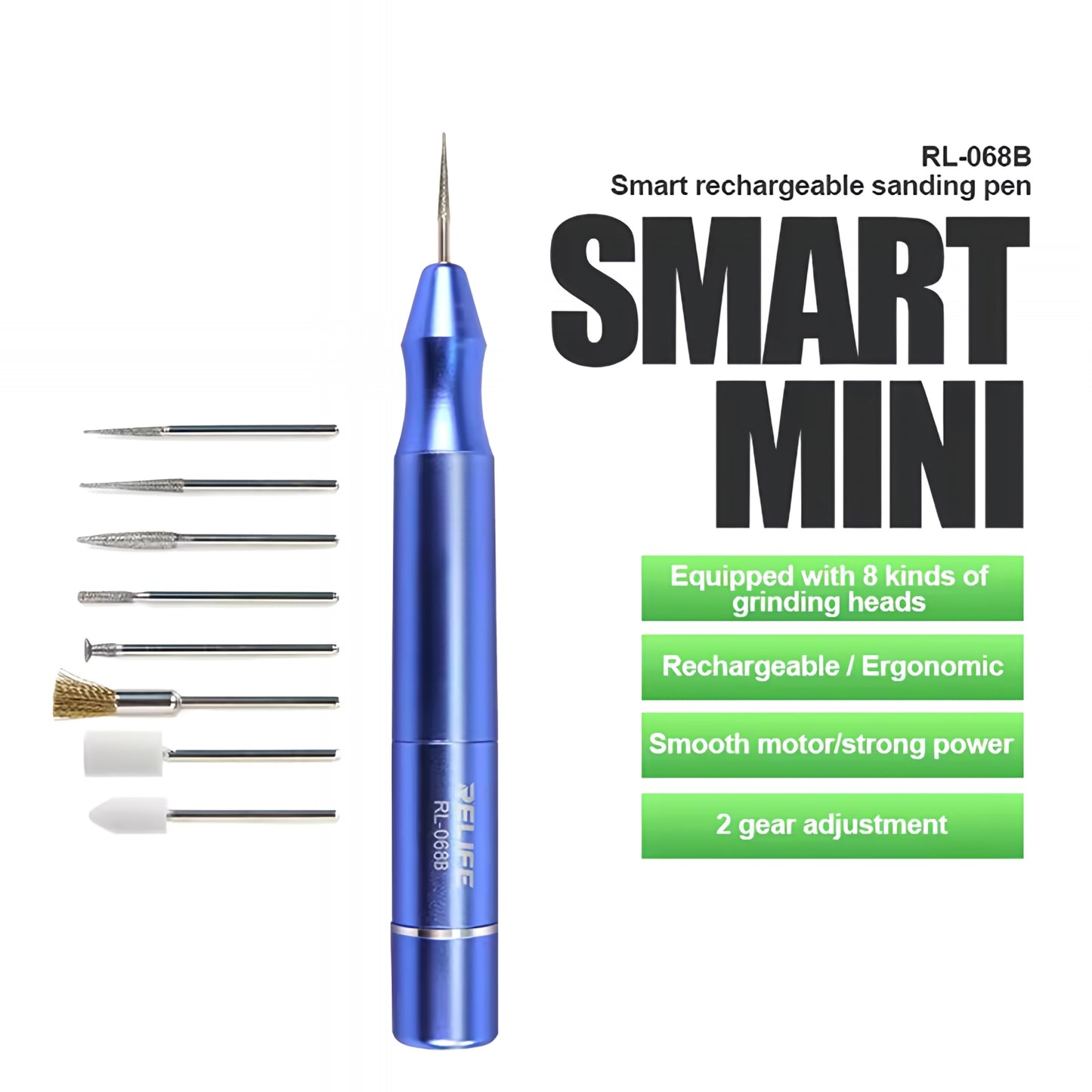 Elektrisk fræser Relife RL-068B, Blå