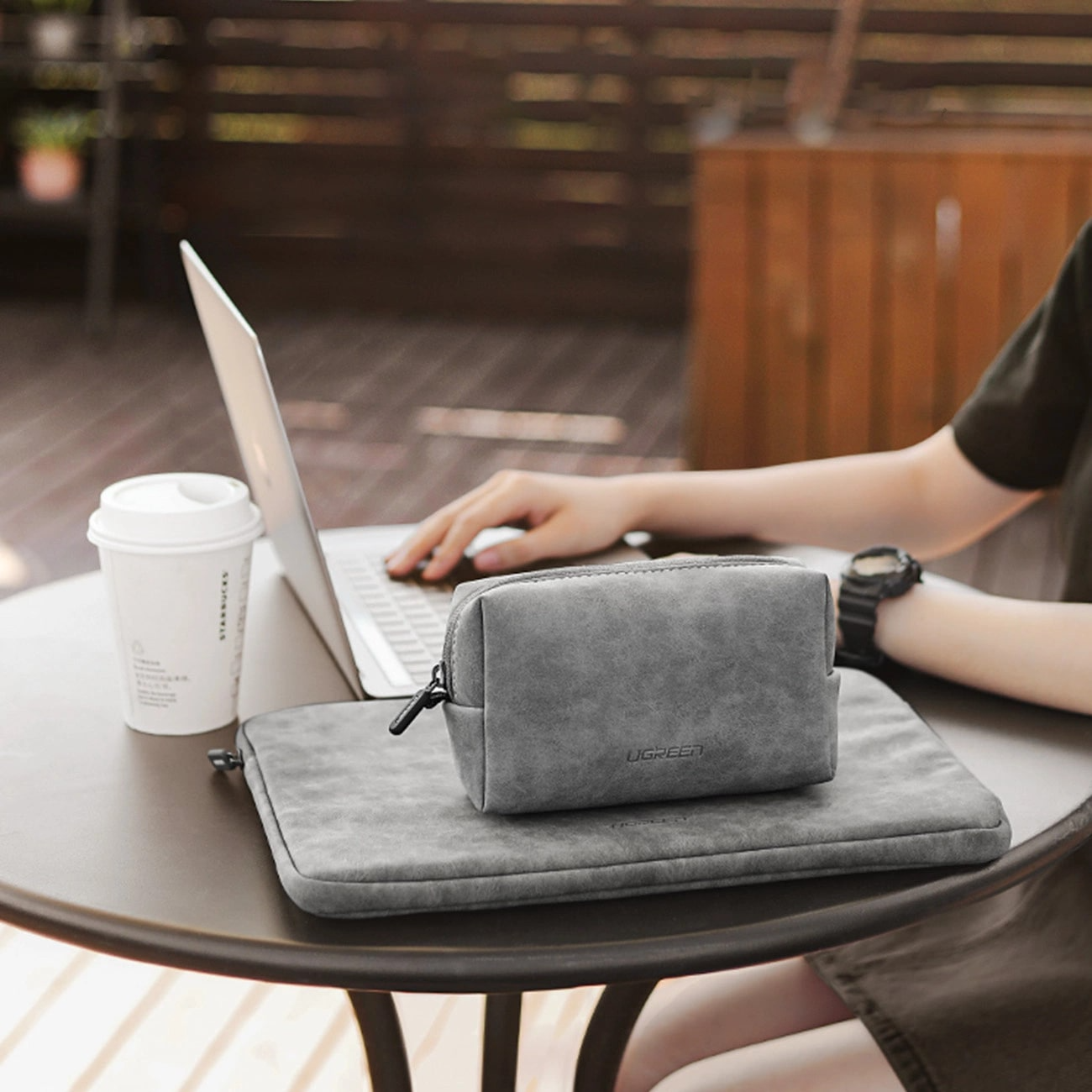 UGREEN LP285 Universal Tilbehørstaske, Grå